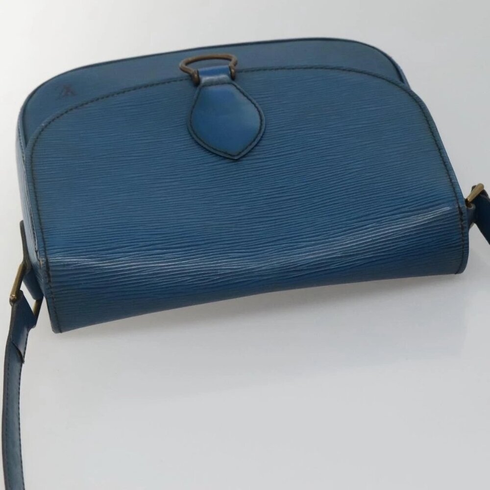 LOUIS VUITTON Epi Saint Cloud GM Shoulder Bag Toledo Blue  LV Auth - Picture 7 of 16